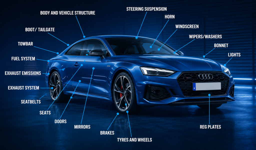 MOT | Car | Van | Motorcycle | Longton | Preston